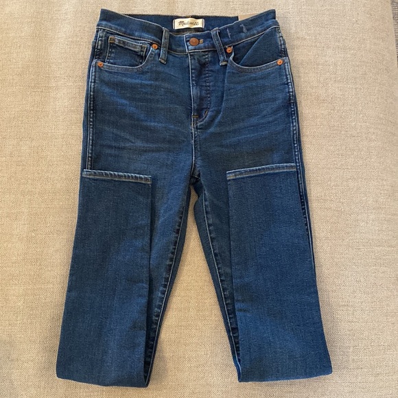 NEW MADEWELL 10” HIGH RISE SKINNY JEANS MA621 WENDOVER WASH - Picture 3 of 12